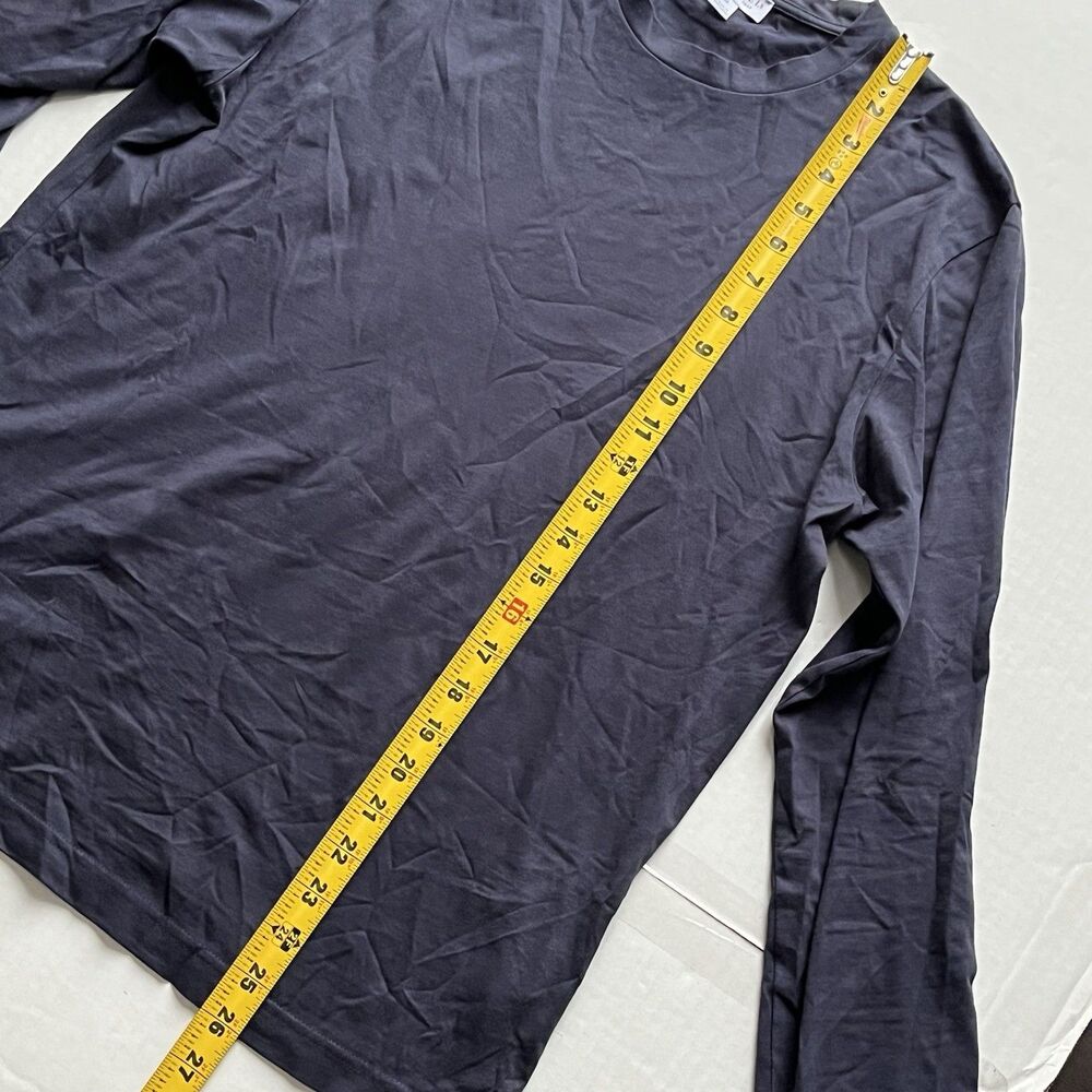 Sunspel Long Sleeve Riviera T-Shirt Navy Men’s M Midweight Cotton James Bond 007 - Picture 5 of 9
